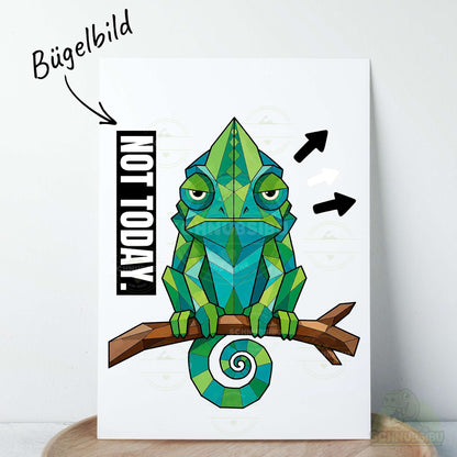 Bügelbild „Mood Chameleon" – aus der Mood Animals Kollektion | Schnubsibu