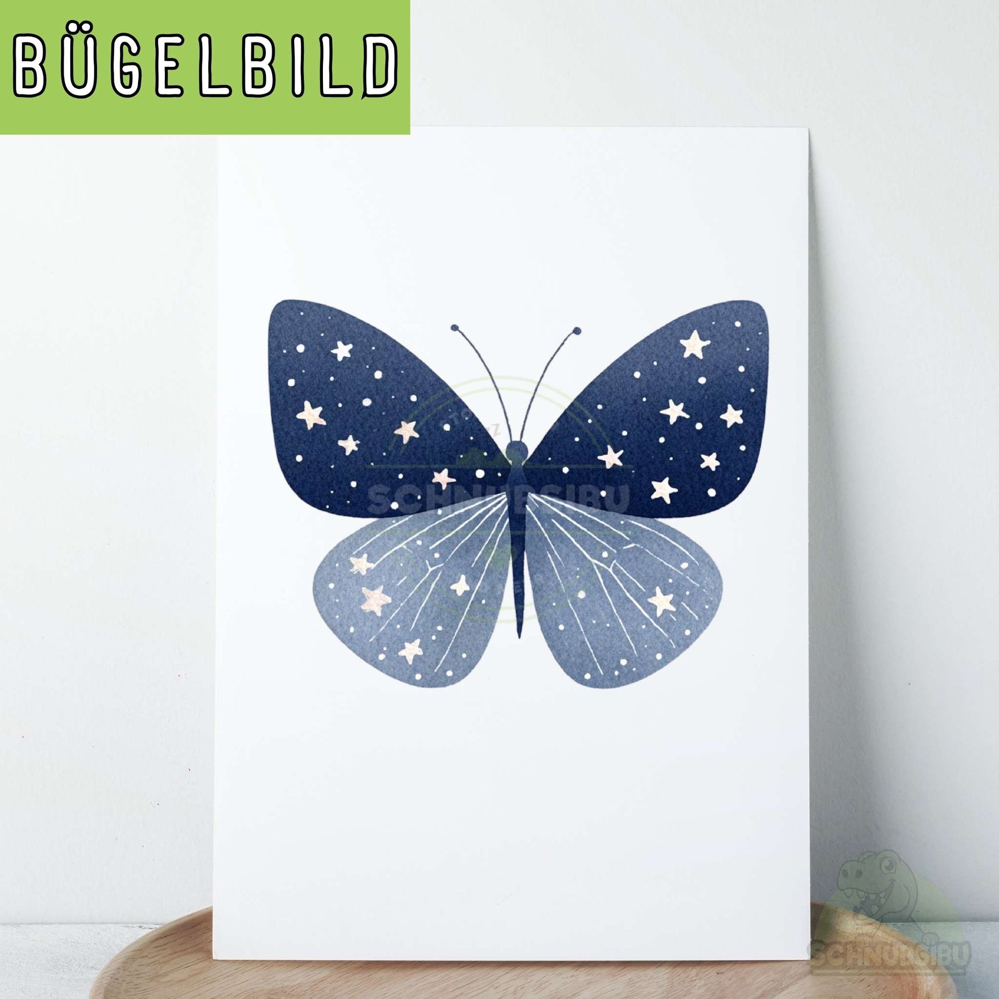 schnubsibu- schnubsibu-titelbild-buegelbildw-schmetterling-blau -
