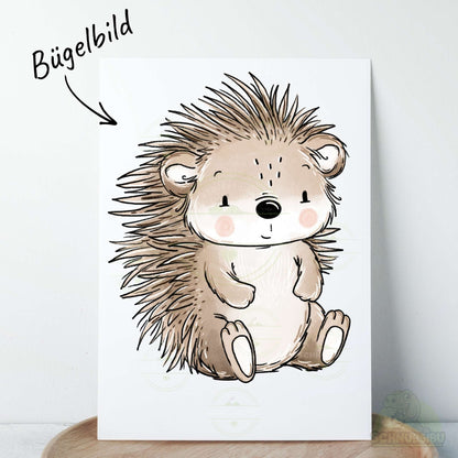 Bügelbild Waldtier-Team Igel