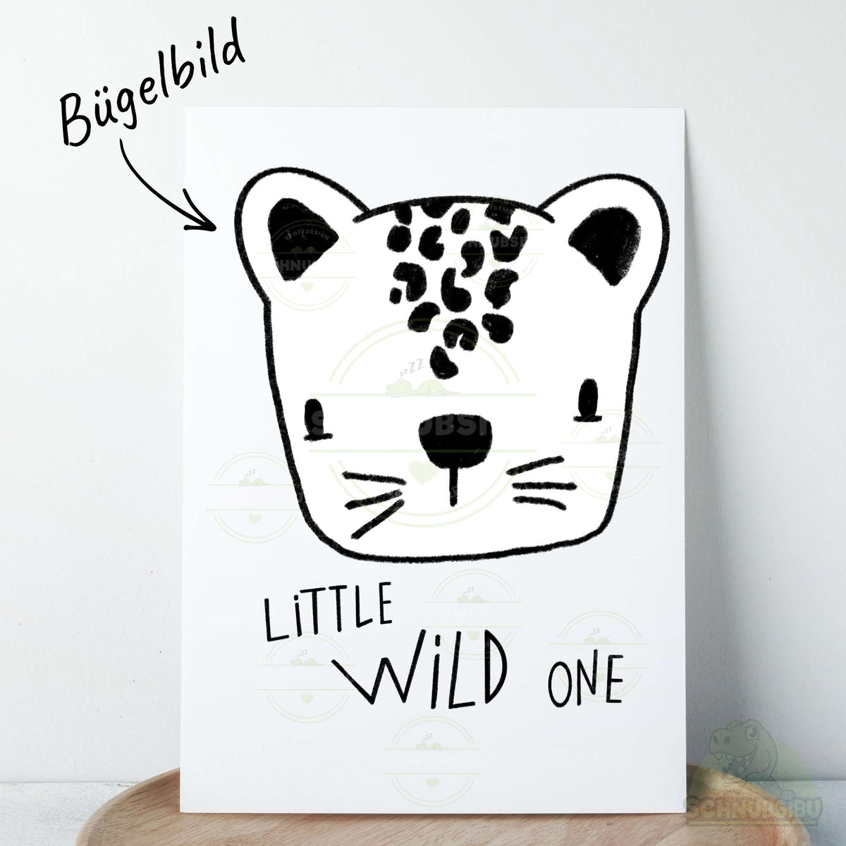 Bügelbild Little Wild One Leopard