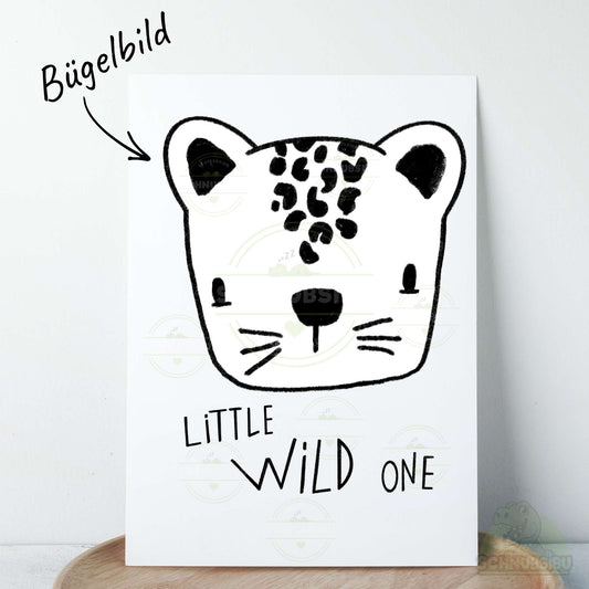 Bügelbild Little Wild One Leopard