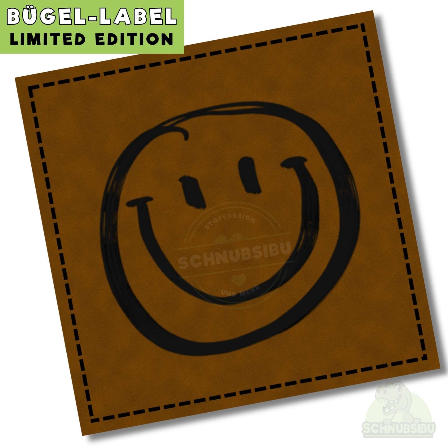 Bügel-Label "Bro Code braun" – schnelle Akzente für Kleidung & Accessoires | Schnubsibu