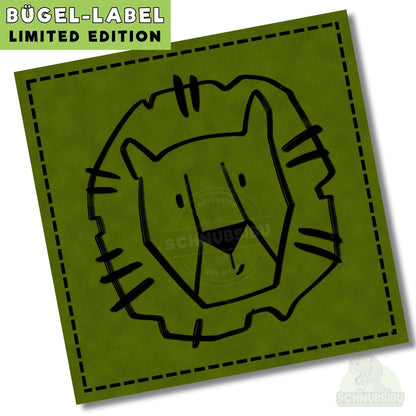 Bügel-Label "ROAR Lion" – schnelle Akzente für Kleidung & Accessoires | Schnubsibu