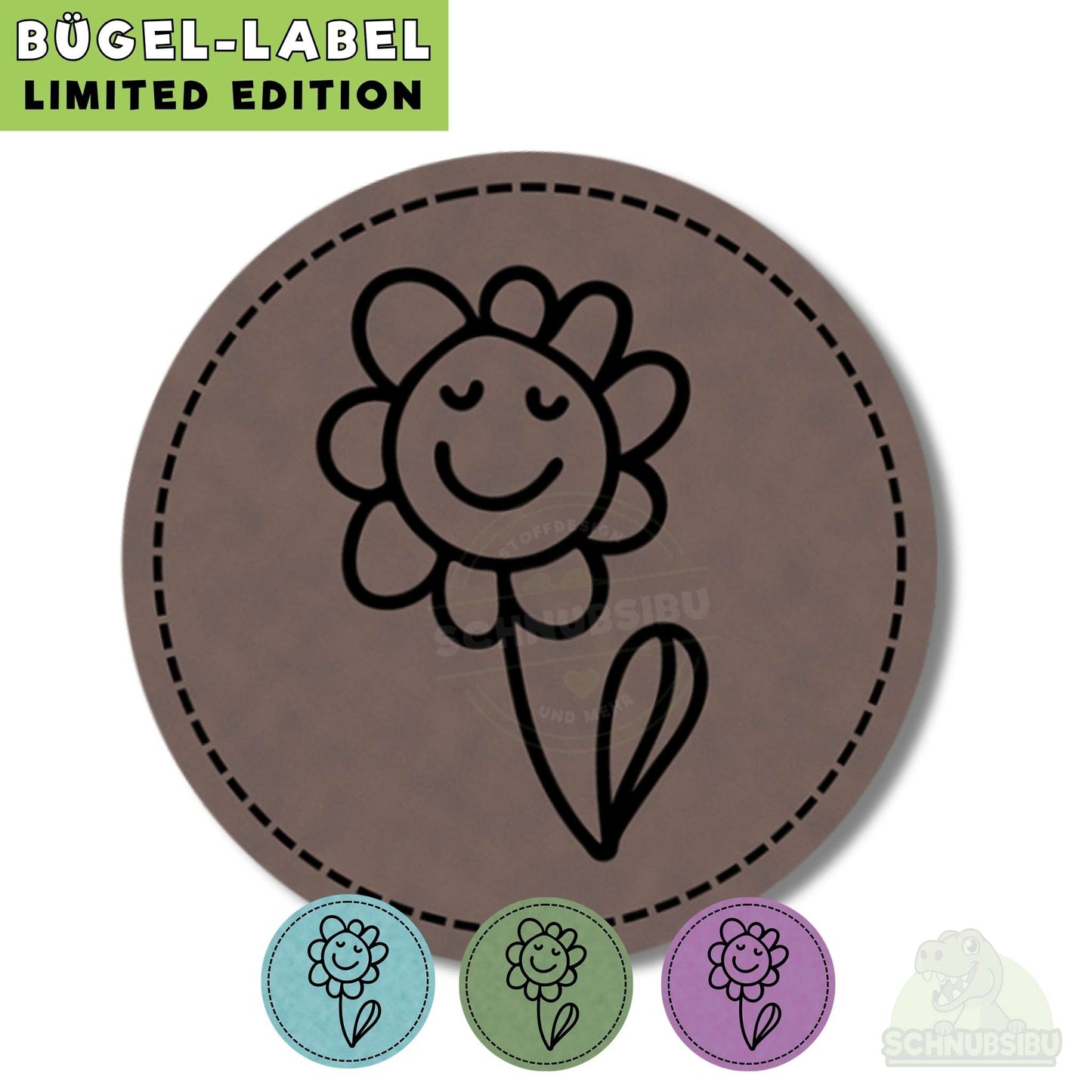 schnubsibu- schnubsibu-titelbild-buegellabel-rund-blumemitgesicht -