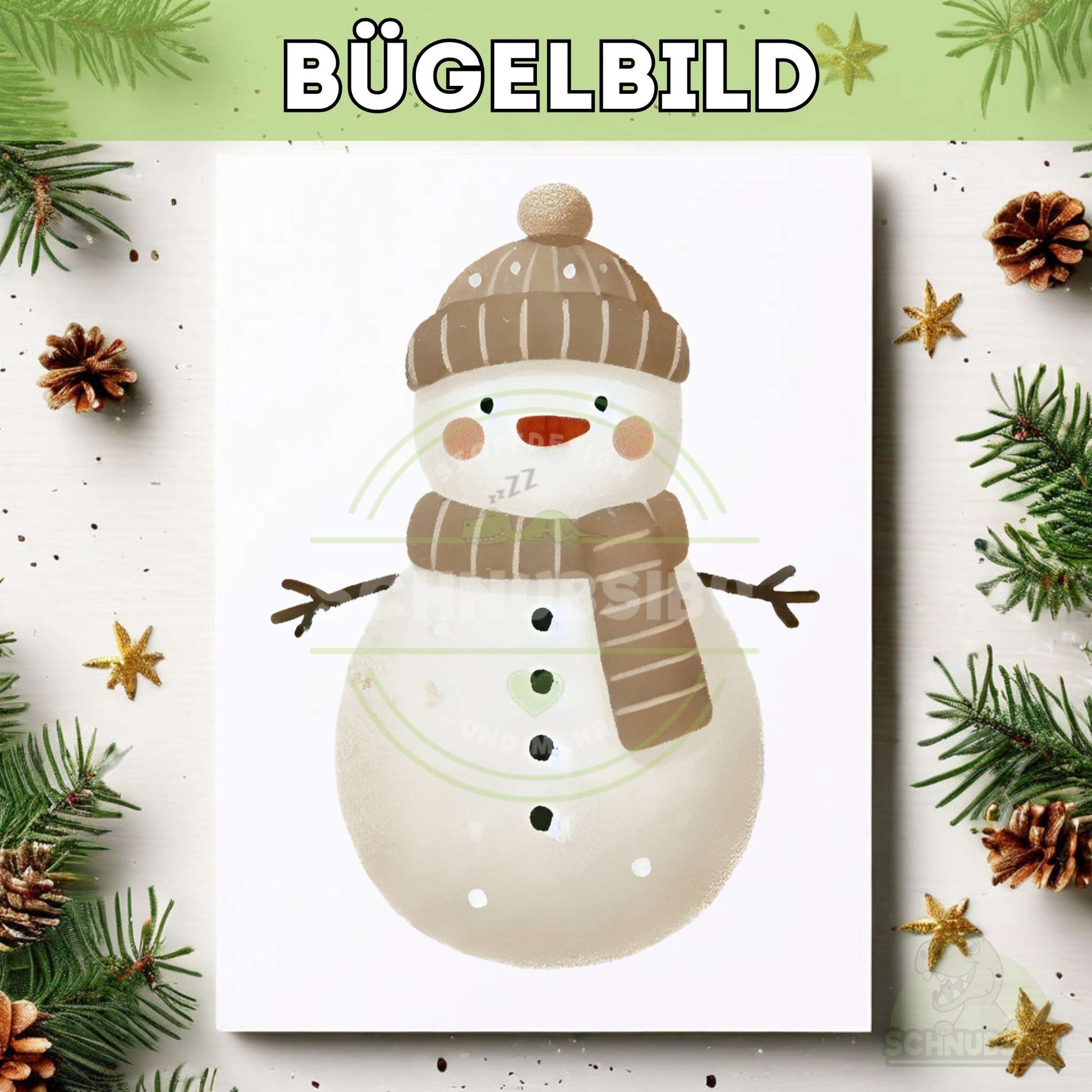 schnubsibu- titelbild-buegelbildw-simple-schneemann -
