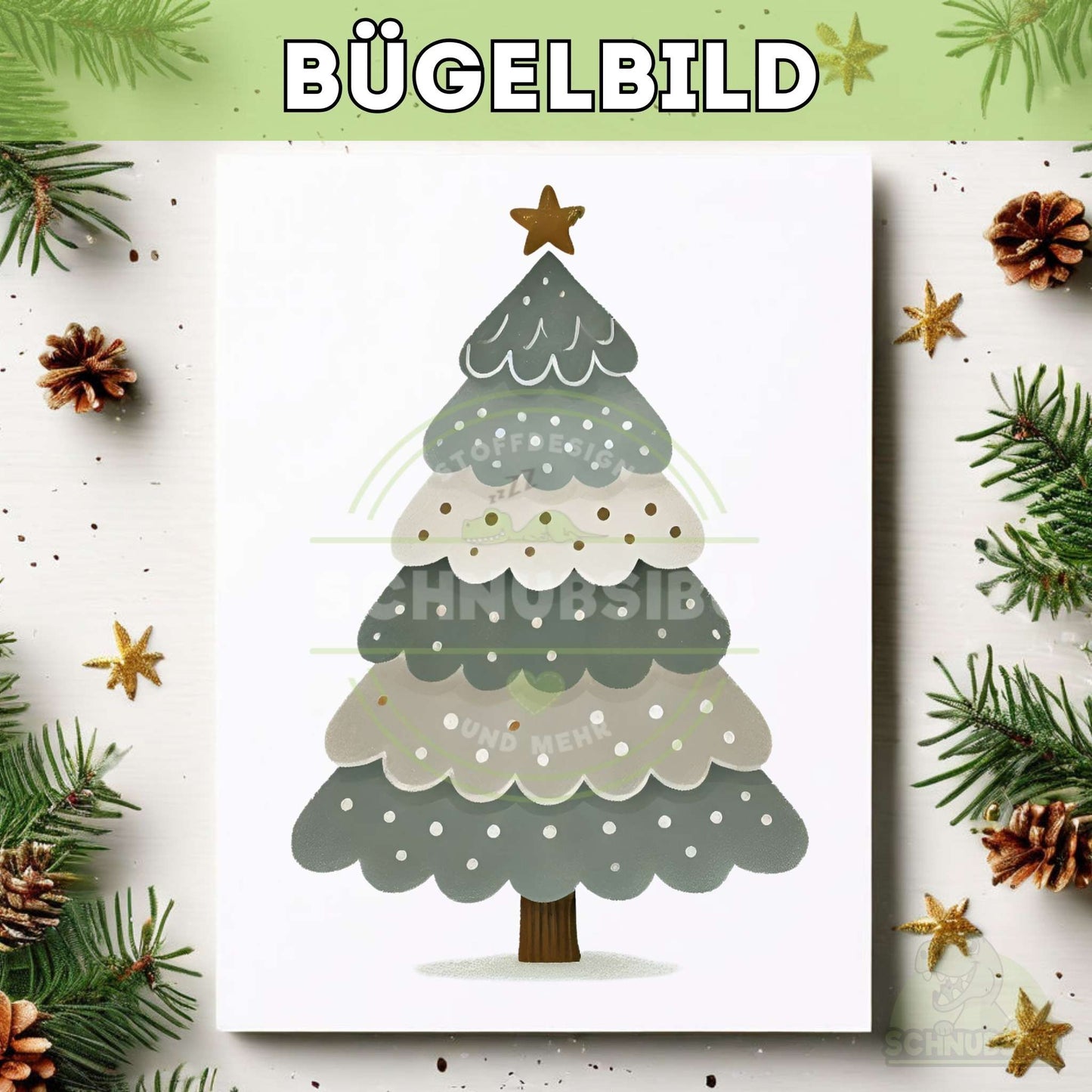 schnubsibu- titelbild-buegelbildw-simple-tannenbaum2 -
