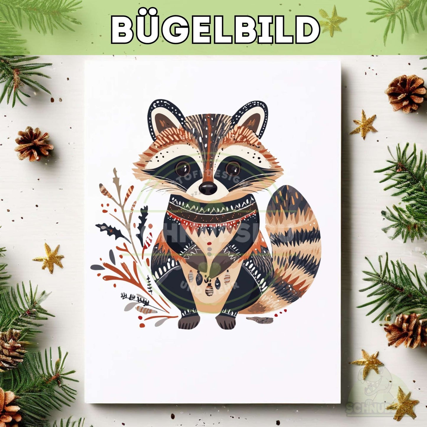 schnubsibu- titelbild-buegelbildw-skandi-waschbaer -