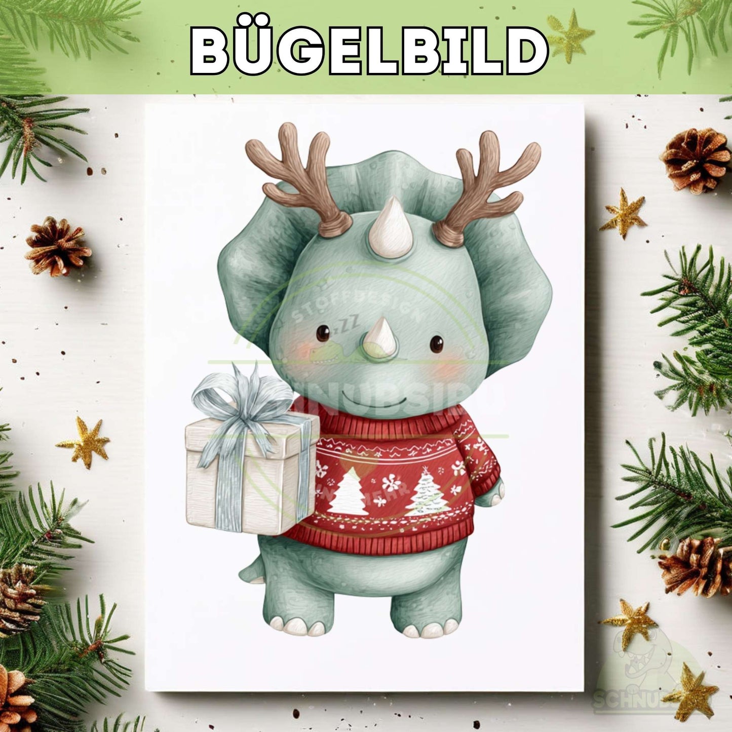 schnubsibu- titelbild-buegelbildw-weihnachtstiere-dino -