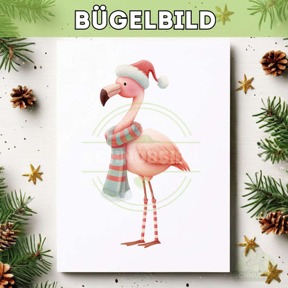 schnubsibu- titelbild-buegelbildw-weihnachtstiere-flamingo -