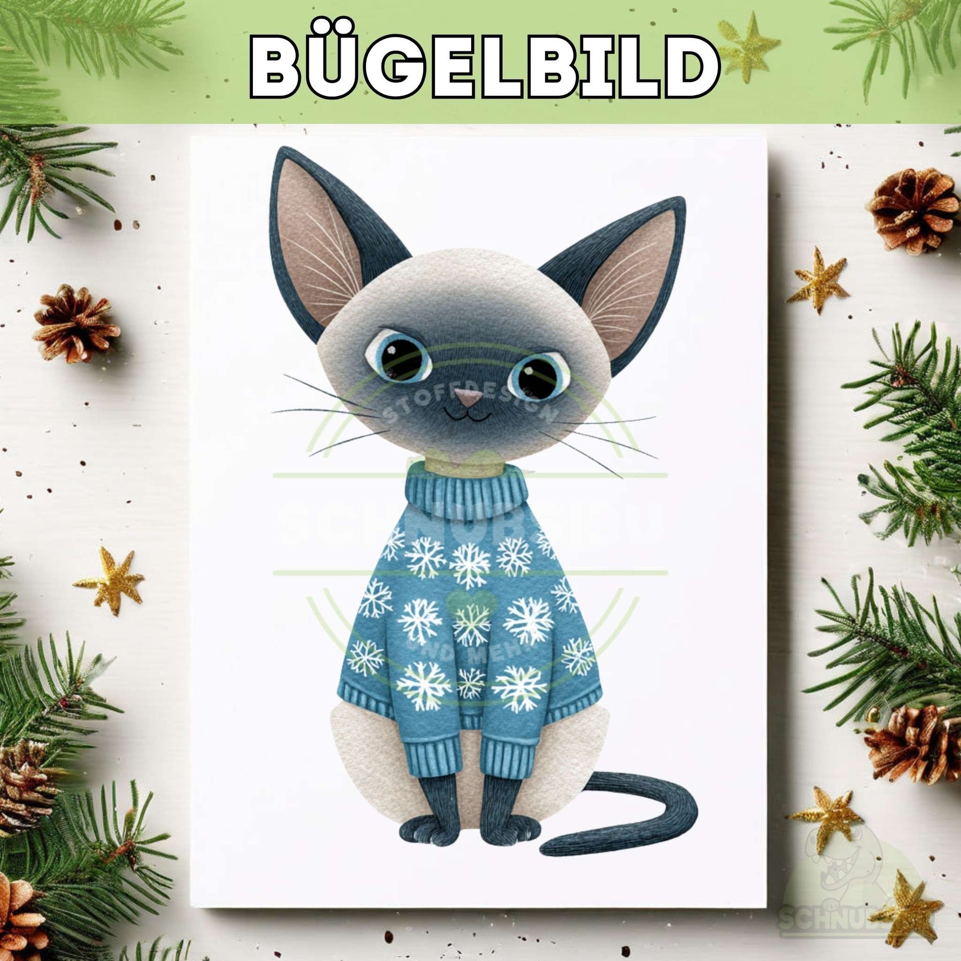 schnubsibu- titelbild-buegelbildw-weihnachtstiere-katze -