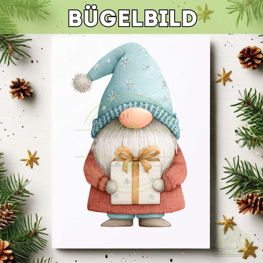 schnubsibu- titelbild-buegelbildw-wichtel-mit-geschenk -